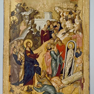 The Raising of Lazarus, 14th century (tempera & gold leaf on panel)