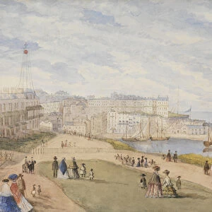 Ramsgate, West Cliff, 1857 (w / c on paper)