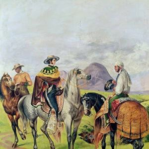 Ranchers (oil on canvas)