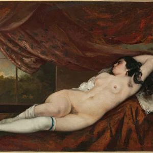 Reclining female nude, 1862 (oil on canvas)