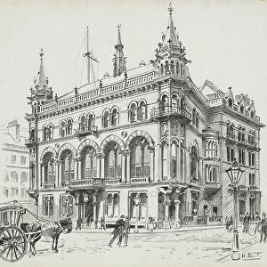 The Reform Club, King Street, 1893-94 (pencil on paper)