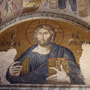 Representation of Christ pantocrator (or Christ in glory) (Mosaic of 1310-1320)