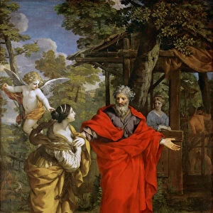 Return of Hagar - Pietro da Cortona (1596-1669). Oil on canvas, ca 1637