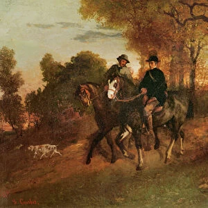 The Return from the Hunt, 1857 (oil on canvas)