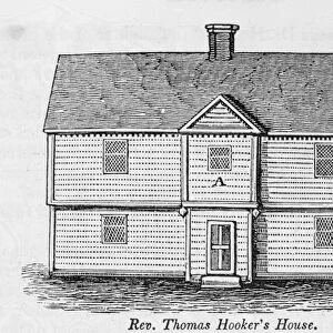 Reverend Thomas Hookers House, from Connecticut Historical Collections