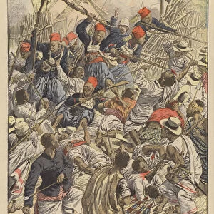 Revolt in Madagascar (colour litho)