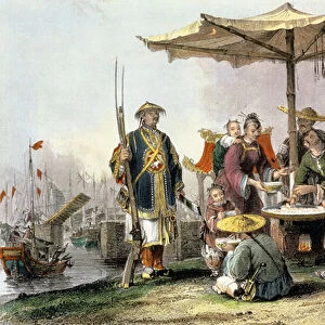 Rice Sellers at the Military Station of Tong-Chang-Too, from '