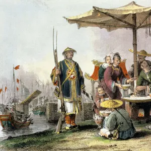 Rice Sellers at the Military Station of Tong-Chang-Too, from '