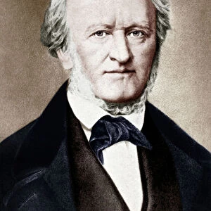 Richard Wagner (colour litho)