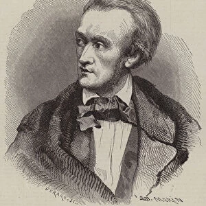 Richard Wagner, the German Composer (engraving)