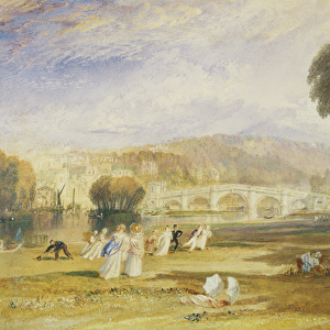 Richmond Hill and Bridge, Surrey, c. 1831 (w / c on paper)