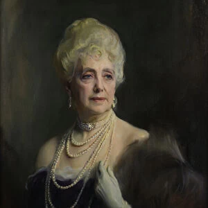 The Right Honourable Mabell Ogilvy Dowager Countess of Airlie (1866-1956), 1933 (oil on canvas)