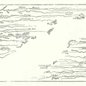 Rivers of the Eastern and Western Hemispheres (engraving)