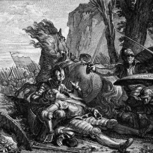 Roland died during the battle of Roncesvaux between the army of Charlemagne