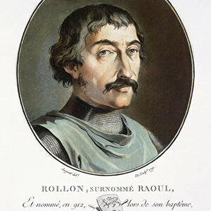 Rollo the Dane, Duke of Normandy, from Portraits des grands hommes, femmes illustres