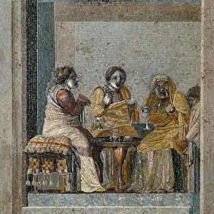 Roman art: a witch and the preparation of a magic philtre