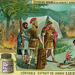 Roman Emperors - Liebig Meat Extract collectible card