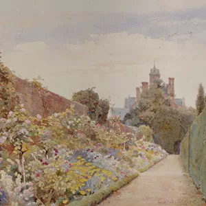The Rose Walk at Mynthurst, c. 1940 (pencil and w / c)
