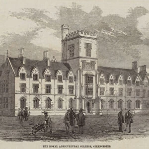 The Royal Agricultural College, Cirencester (engraving)