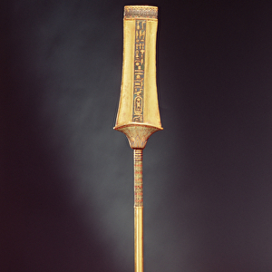 The royal sceptre, from the Tomb of Tutankhamun (c. 1370-1353 BC