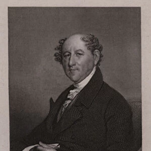 Rufus King, American lawyer, politician and diplomat (engraving)