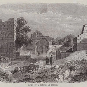 Ruins of a Temple at Eleusis (engraving)