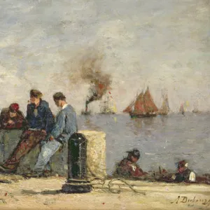 Sailors (oil on canvas)