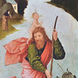 Saint Christopher (oil on panel)