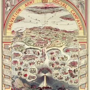 Salvation Army Social Campaign propaganda poster, London, c. 1910 (chromolitho)