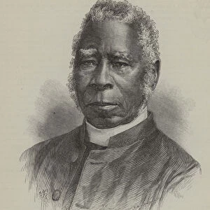 Samuel Ajayi Crowther, Nigerian bishop (engraving)