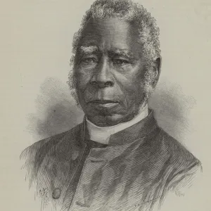 Samuel Ajayi Crowther, Nigerian bishop (engraving)