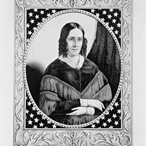 Sara Polk, 1846 (lithograph)