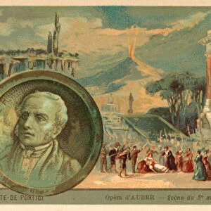 Scene from Daniel Aubers opera La Muette de Portici (chromolitho)