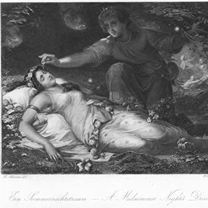 Scene from A MIdsummer Nights Dream (engraving)