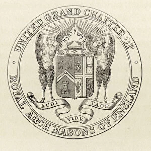 Seal of the United Grand Chapter of Royal Arch Masons of England, 1817, from The
