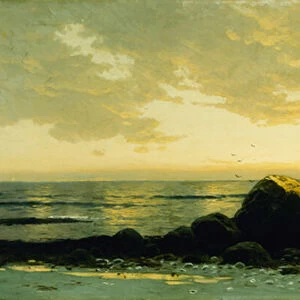 Seascape (oil on canvas)