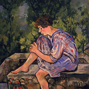 Seated Young Woman, 1930 (oil on canvas)