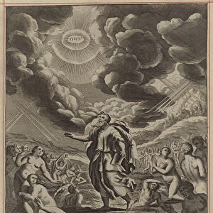 The second Vision of Ezebiel (engraving)