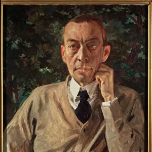 Sergei Rachmaninoff, 1925 (oil on canvas)