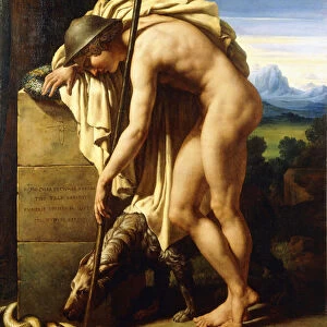 A Shepherd Weeping on a Tomb Erected to a Gnat, 1808 (oil on canvas)