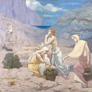 The Shepherds Song, 1891 (oil on canvas)