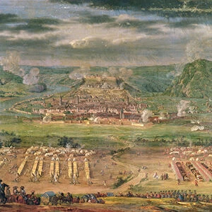 The Siege of Besancon in May 1674 (oil on canvas)