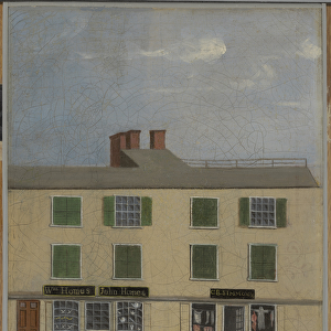 The Silversmith Shop of William Homes, Jr. c. 1816-25 (oil on canvas)