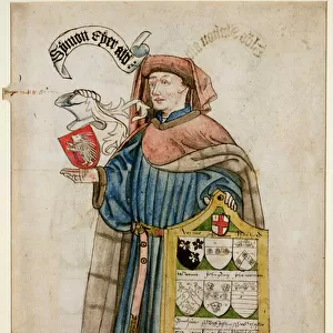 Simon Eyre in the Robes of a City of London Alderman, c. 1450 (w / c on paper)