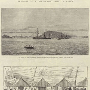 Sketches of a Diplomatic Visit to Corea (engraving)