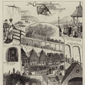 Sketches at the Granville Marina, Ramsgate (engraving)