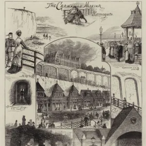 Sketches at the Granville Marina, Ramsgate (engraving)