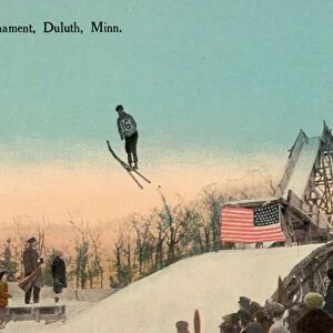 Ski jumping competition, Duluth, Minnesota, USA (photo)