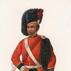 Soldier of the Black Watch (chromolitho)