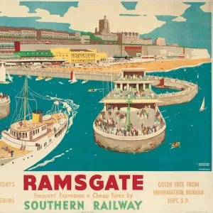 A Southern Railway poster advertising Ramsgate, 1939 (colour lithograph)